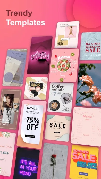 Pinso: Poster & Flyer Creator  screenshot 1