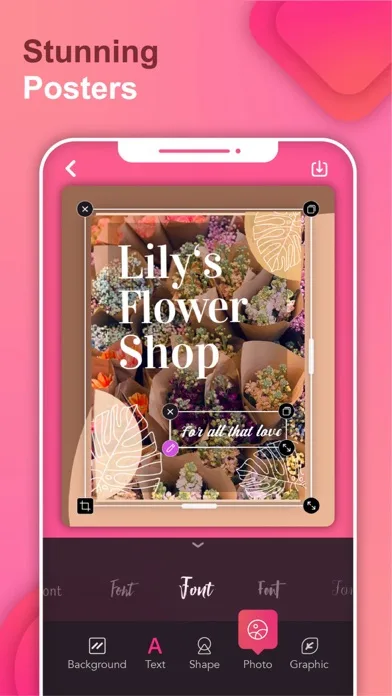 Pinso: Poster & Flyer Creator  screenshot 2