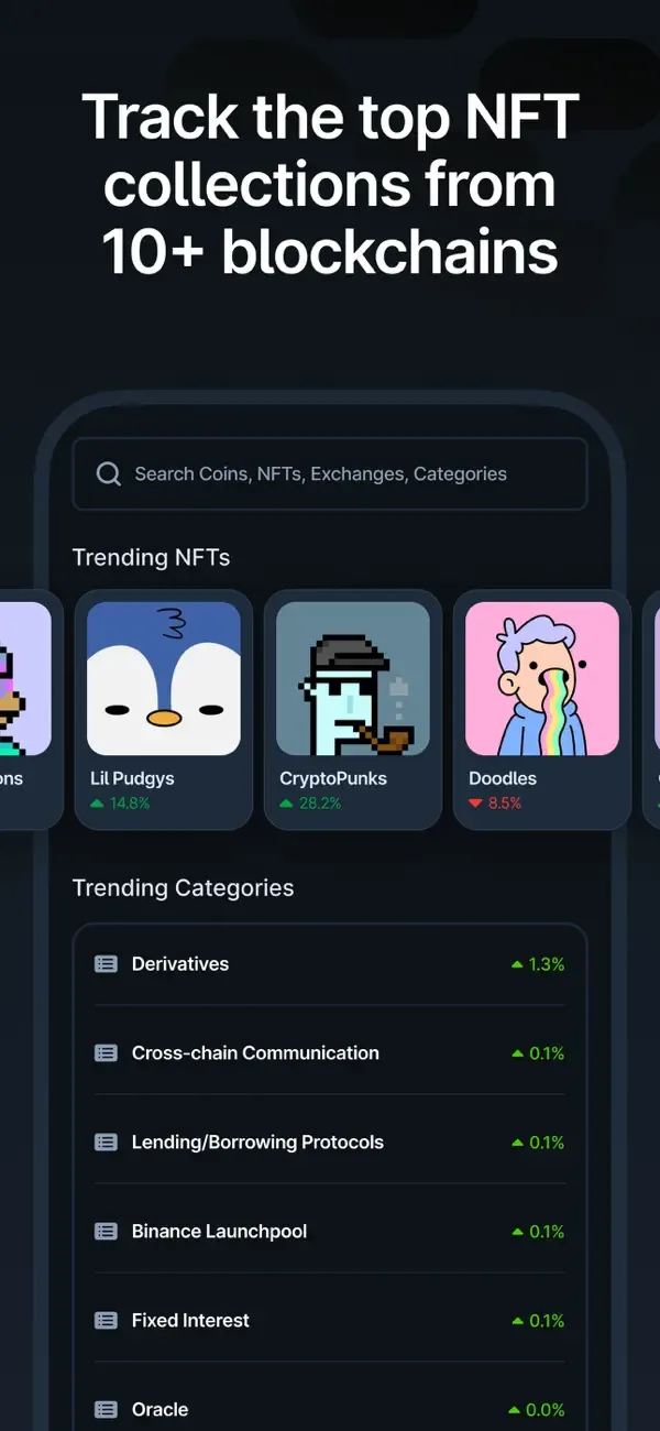 CoinGecko: Crypto Tracker, NFT screenshot 5