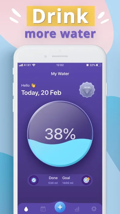 Моя вода: трекай водный баланс screenshot 1