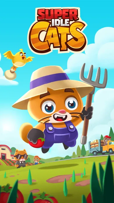 Super Idle Cats - Tap Farm screenshot 1