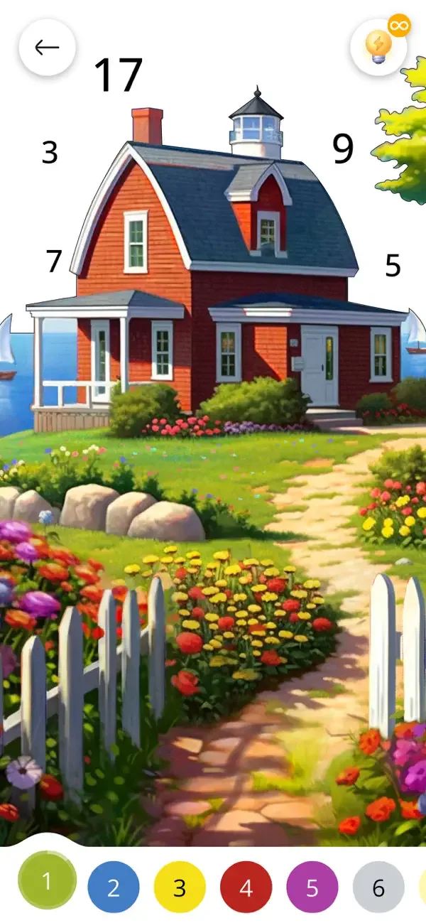 Pintar por número color juegos screenshot 4