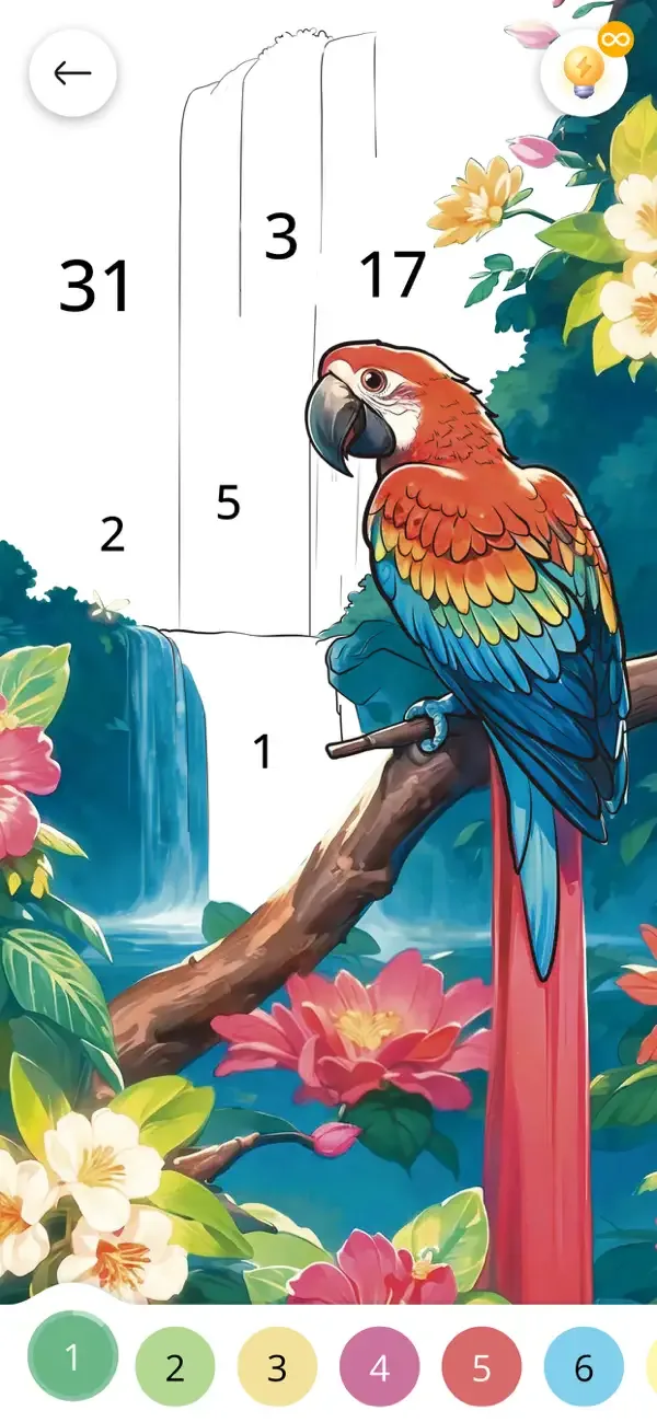 Pintar por número color juegos screenshot 5