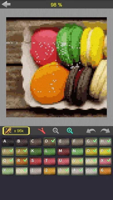 Вышивка крестом король screenshot 2