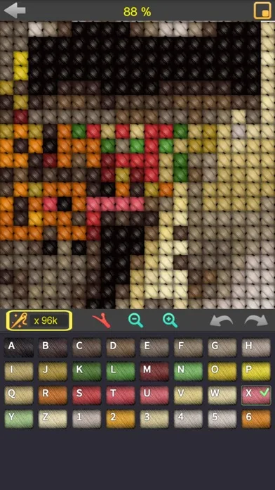 Вышивка крестом король screenshot 5