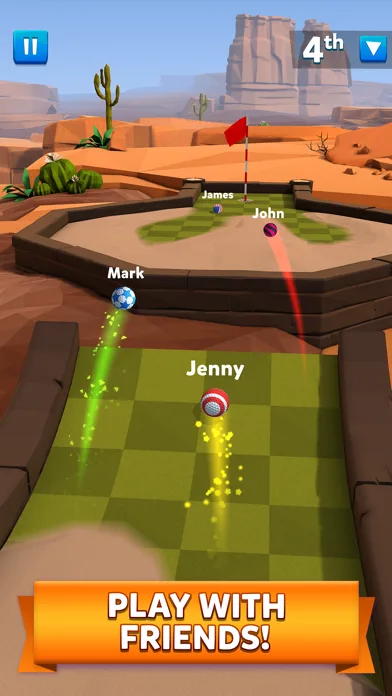 Golf Battle: Multiplayer Game screenshot 2
