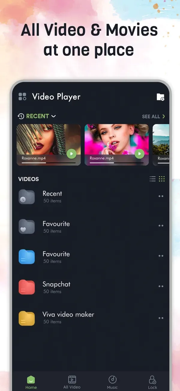 reproductor video screenshot 2