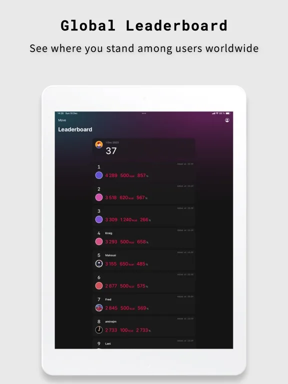 Seguimiento de actividad screenshot 4