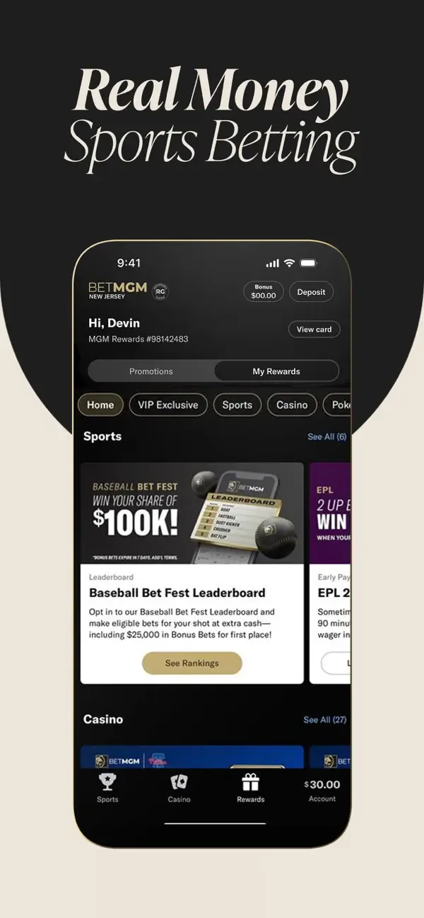BetMGM - Online Sports Betting screenshot 1
