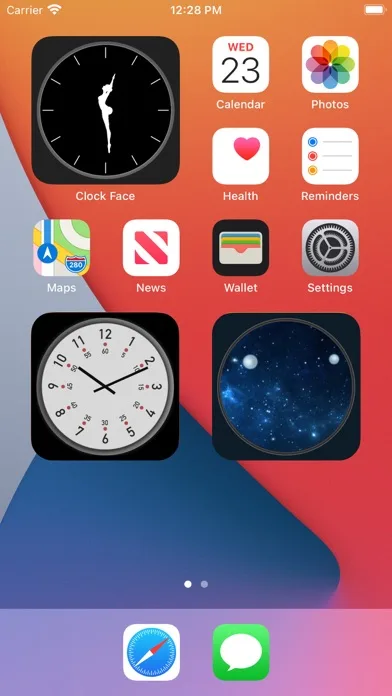 Esfera del reloj - analógico screenshot 1