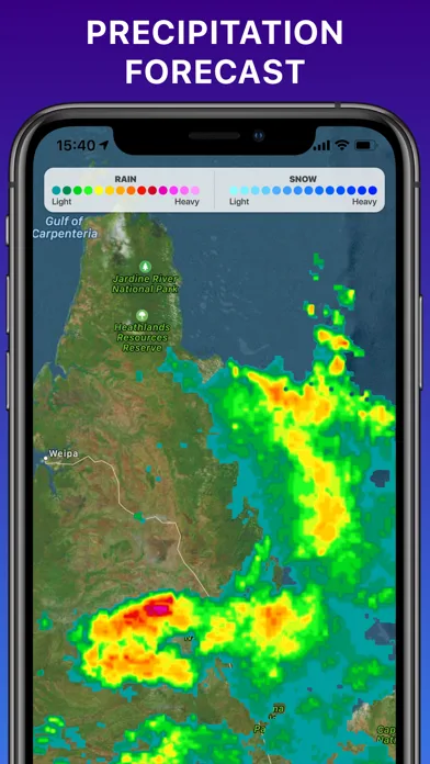 Погодный радар: карта осадков screenshot 3