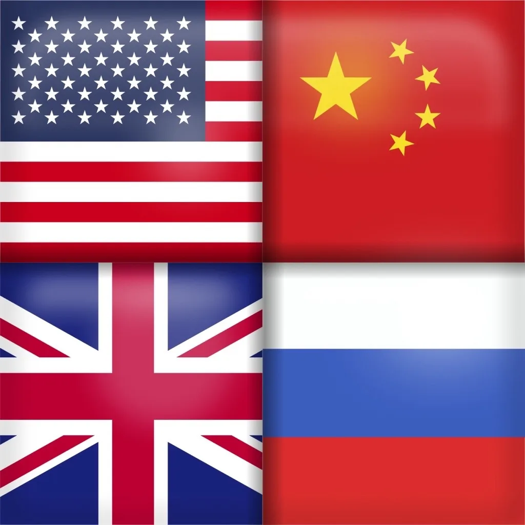 Flags game - Countries Six Map