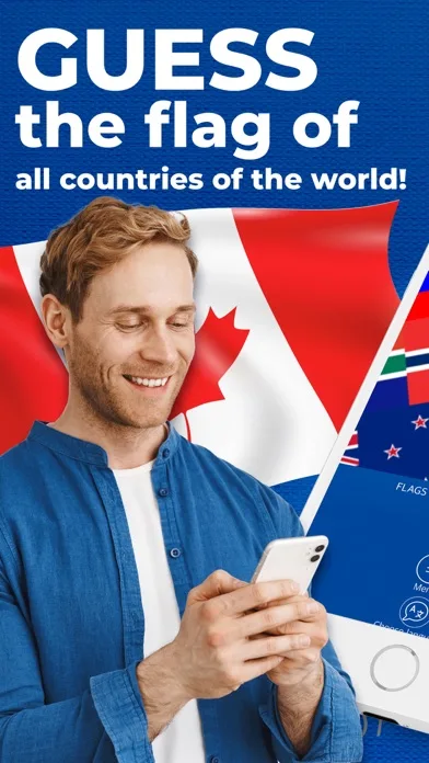 Flags game - Countries Six Map screenshot 1