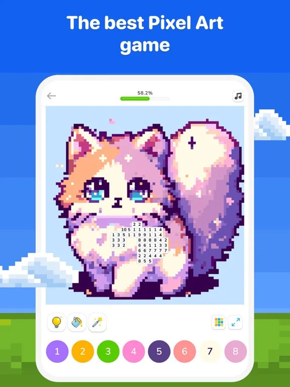 Pixel Color: Paint by Number screenshot 1
