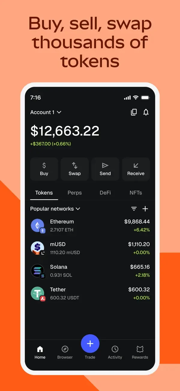 MetaMask крипто и Web3-кошелек screenshot 1