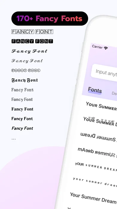 Beauty Fonts - Teclado fuentes screenshot 1