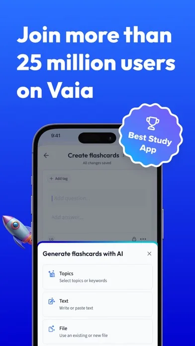 Vaia Study: Flashcards Estudio screenshot 1
