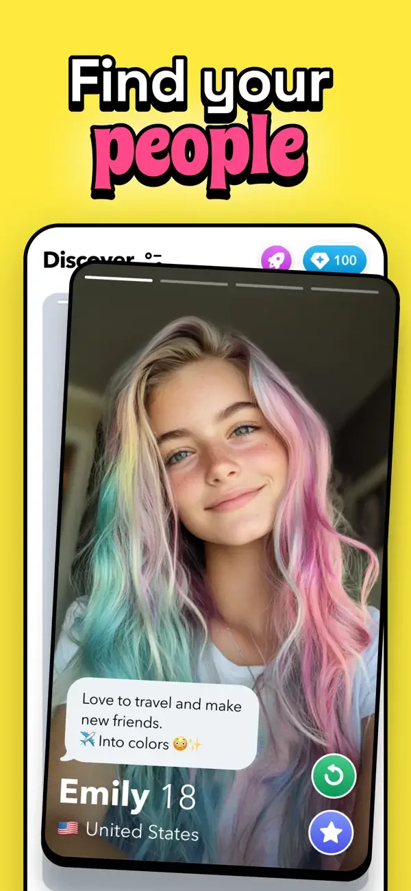 Hoop – находи новых друзей screenshot 1