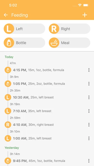 Diario de Bebé screenshot 5