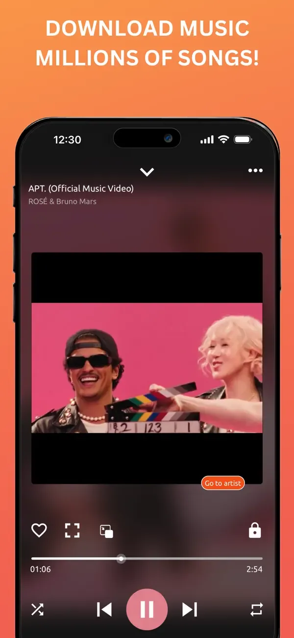 Завантажувач музики програвач screenshot 1
