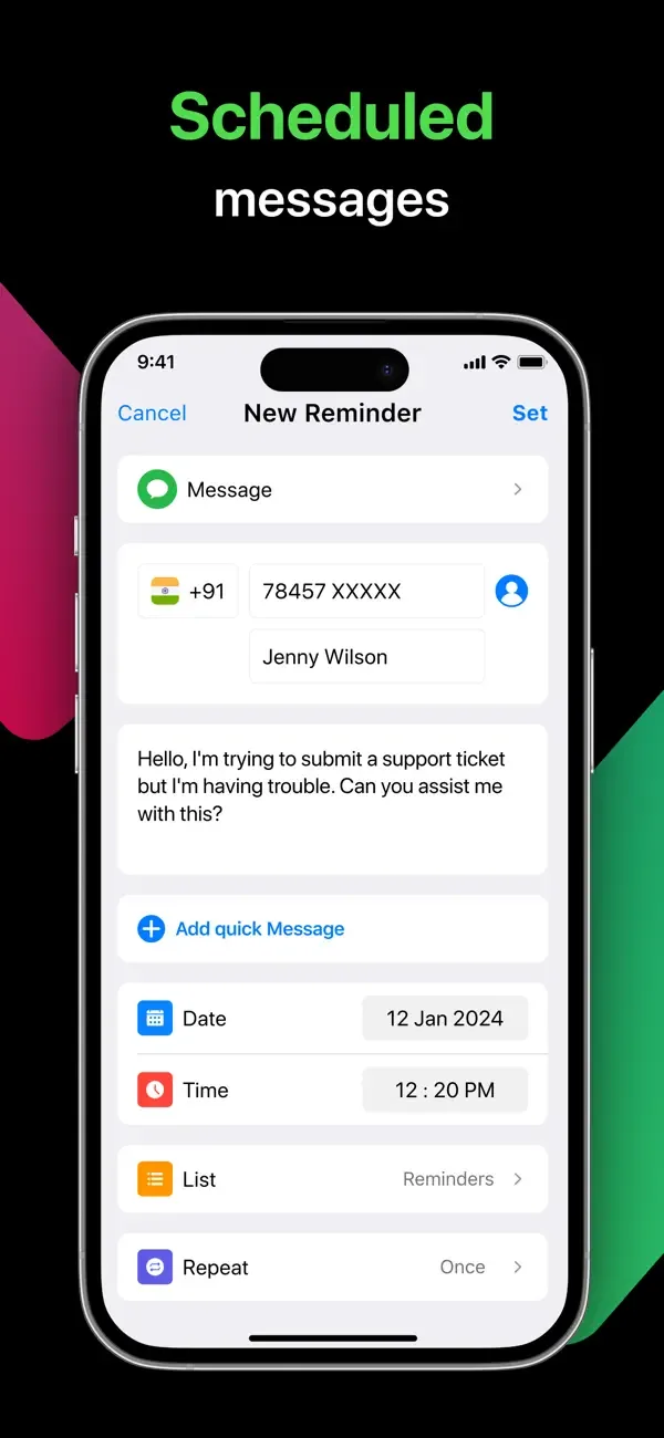 Direct Message : Click to Chat screenshot 4