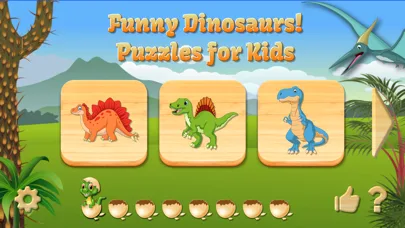 Dinosaurios puzzle juego niños screenshot 1