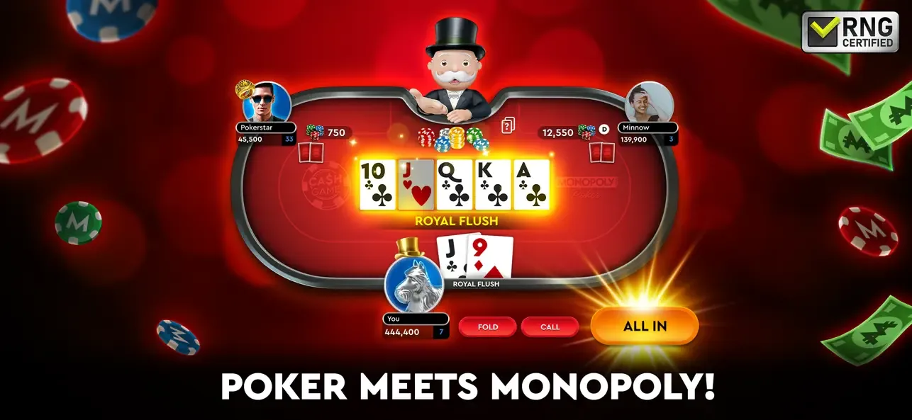 MONOPOLY Poker Техаський Покер screenshot 1