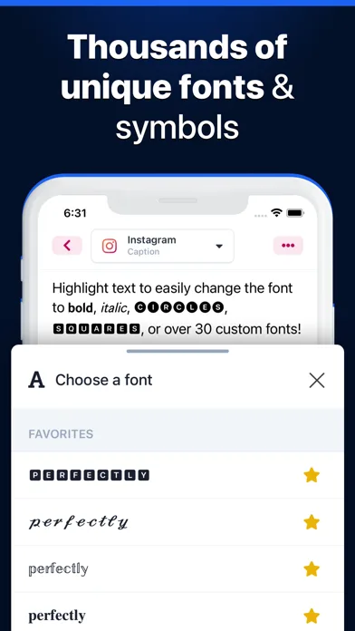 Caption Writer: Fonts & Spaces screenshot 4