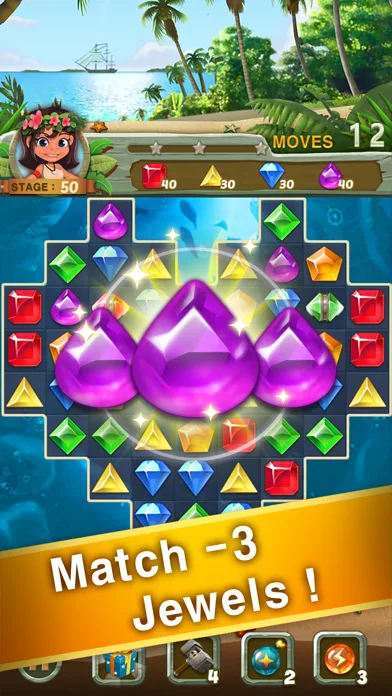 Paradise Jewel: Puzzle Match 3 screenshot 1