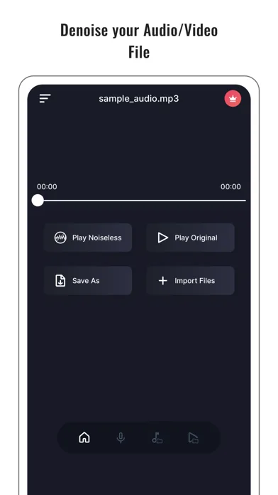 Reductor de ruido de audio screenshot 1