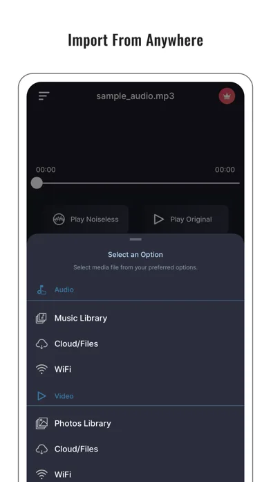 Reductor de ruido de audio screenshot 3