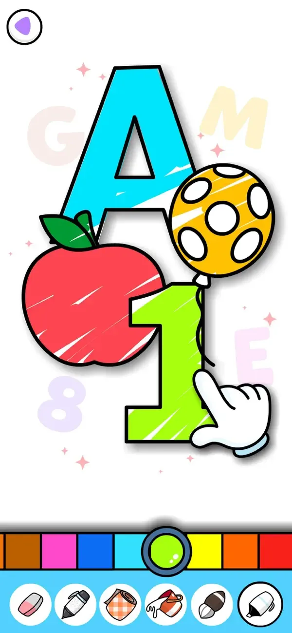 Painting for Kids Drawing Game screenshot 1