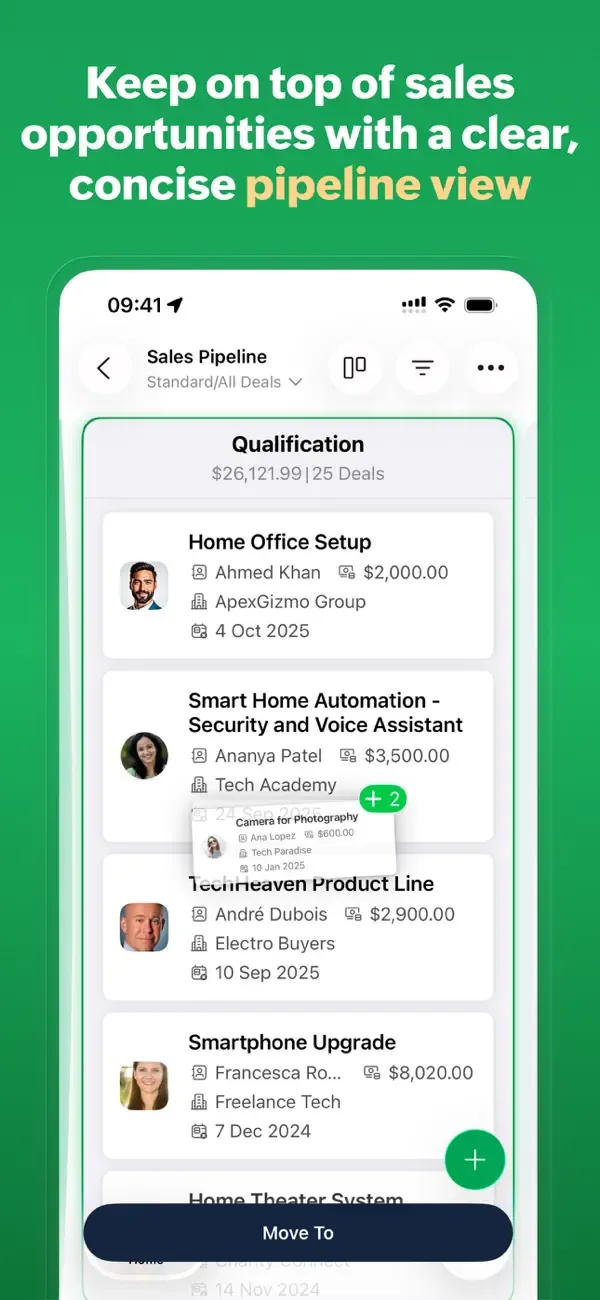 Bigin by Zoho CRM screenshot 3