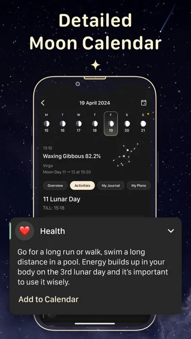 MoonX: Місячний Календар Фаз screenshot 3