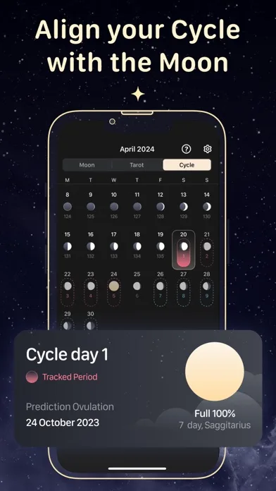 MoonX: Місячний Календар Фаз screenshot 4