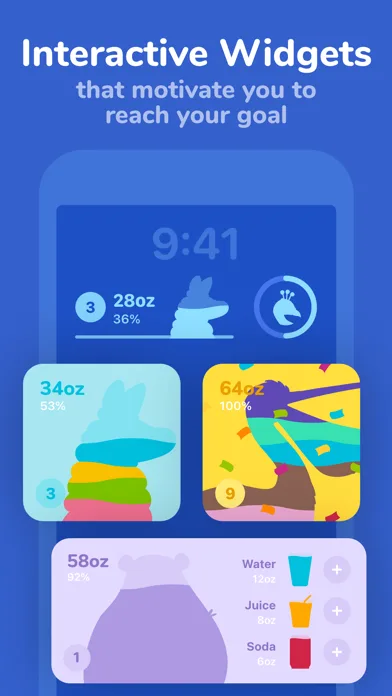 Баланс воды трекер Waterllama screenshot 4