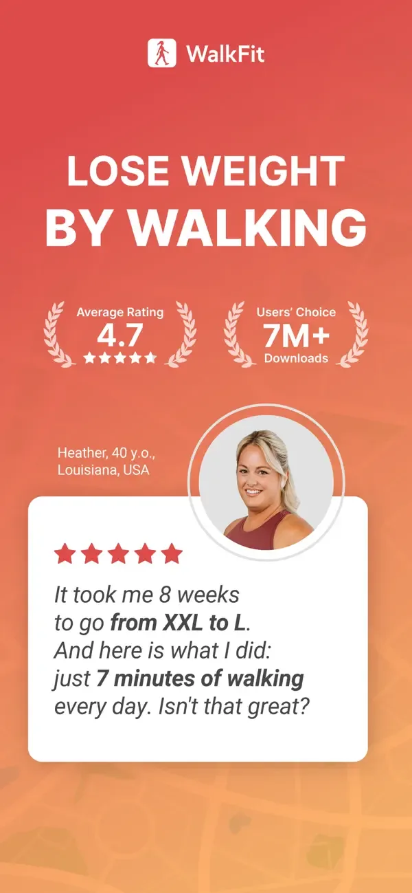 WalkFit Крокомір для схуднення screenshot 1