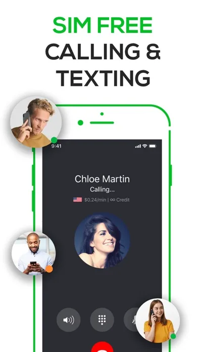 Call - WiFi Calling + Text App screenshot 1