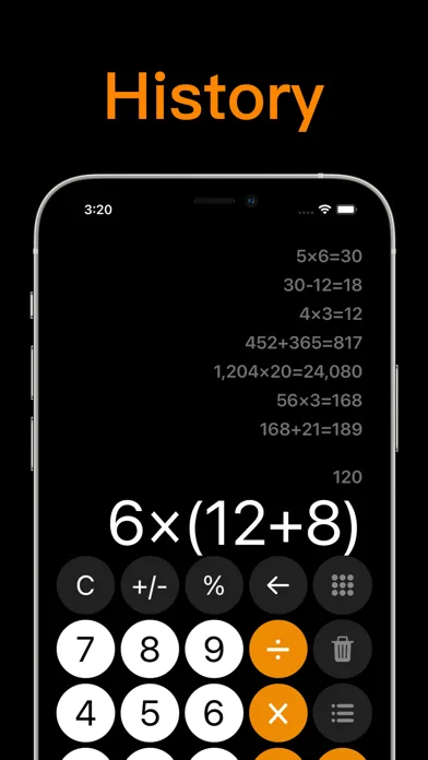 Калькулятор з історією + screenshot 3