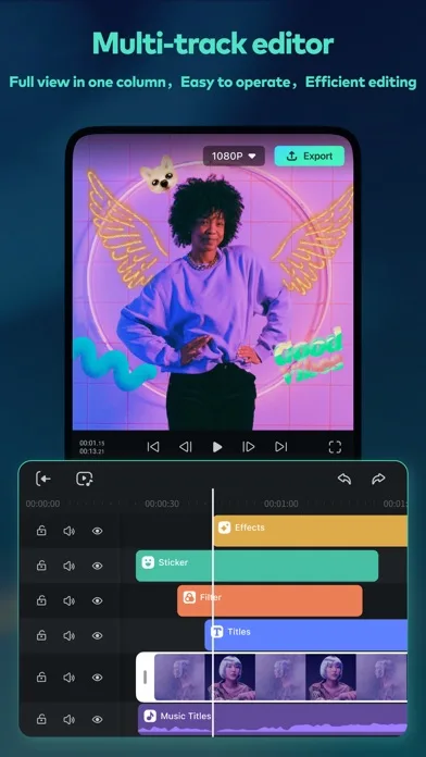 Filmora HD - Editor de vídeos screenshot 1