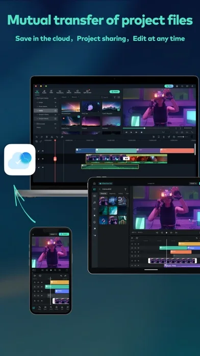 Filmora HD - Editor de vídeos screenshot 2