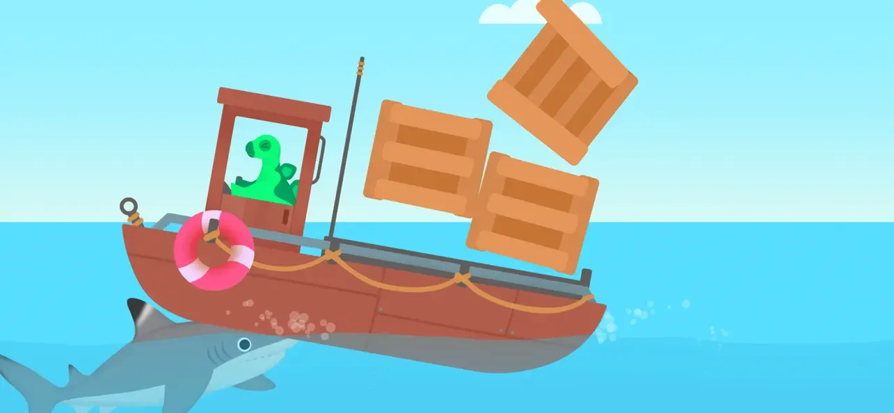 Submarino-dinosaurio infantil screenshot 1