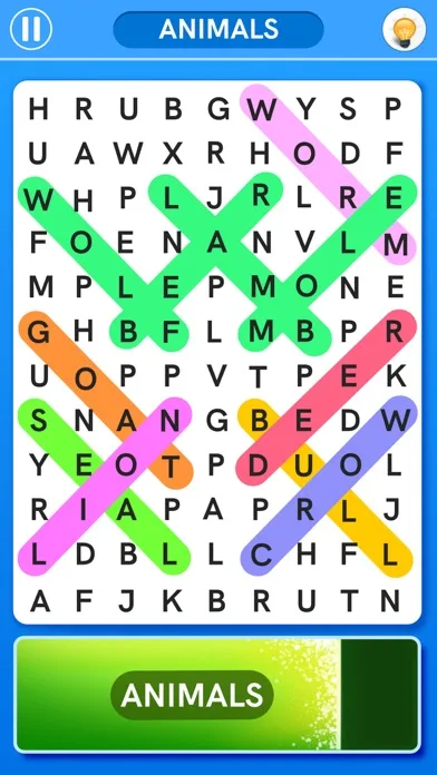 Sopa de Letras en Español Ⓞ screenshot 2