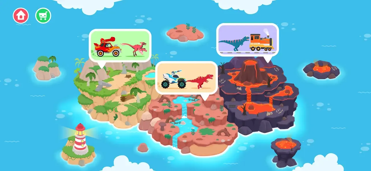 Juego de guardia dino p/ niños screenshot 1