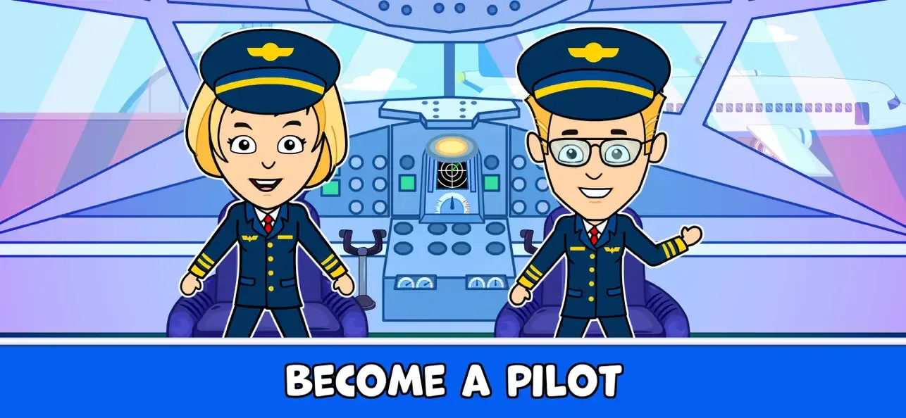 Tizi Місто - Мій літак Ігри screenshot 3