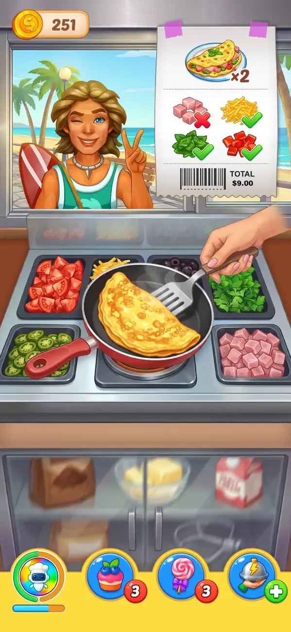 Кухня Кафе Игра Airplane Chefs screenshot 1