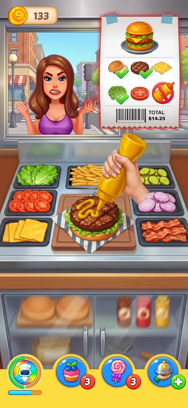 Кухня Кафе Игра Airplane Chefs screenshot 3