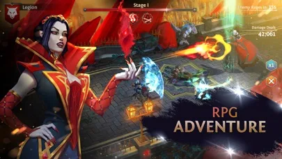 Heroes of the Dark: Lucha RPG screenshot 1