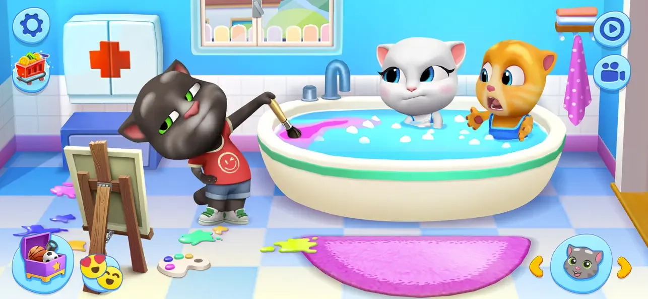 Mi Talking Tom: Amigos screenshot 1