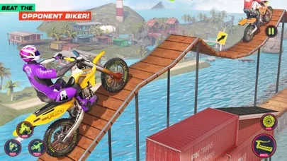 мотоцикл трюк гонки игры 3Д screenshot 1